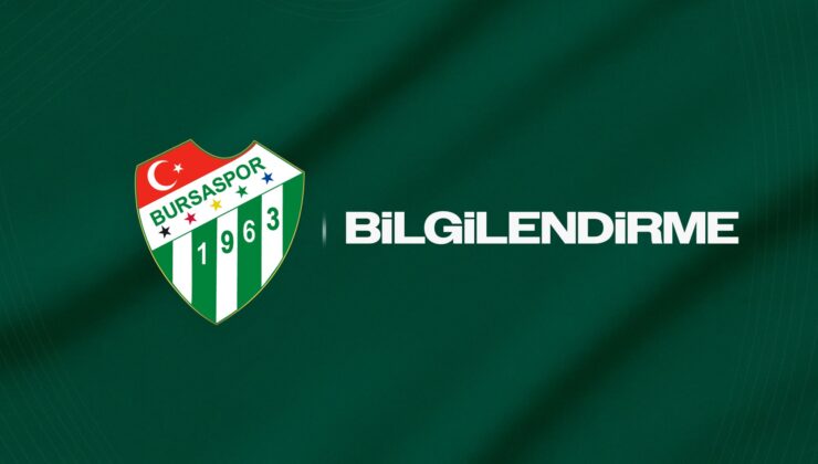 Bilet Hakkında Açıklama Bursaspor’da