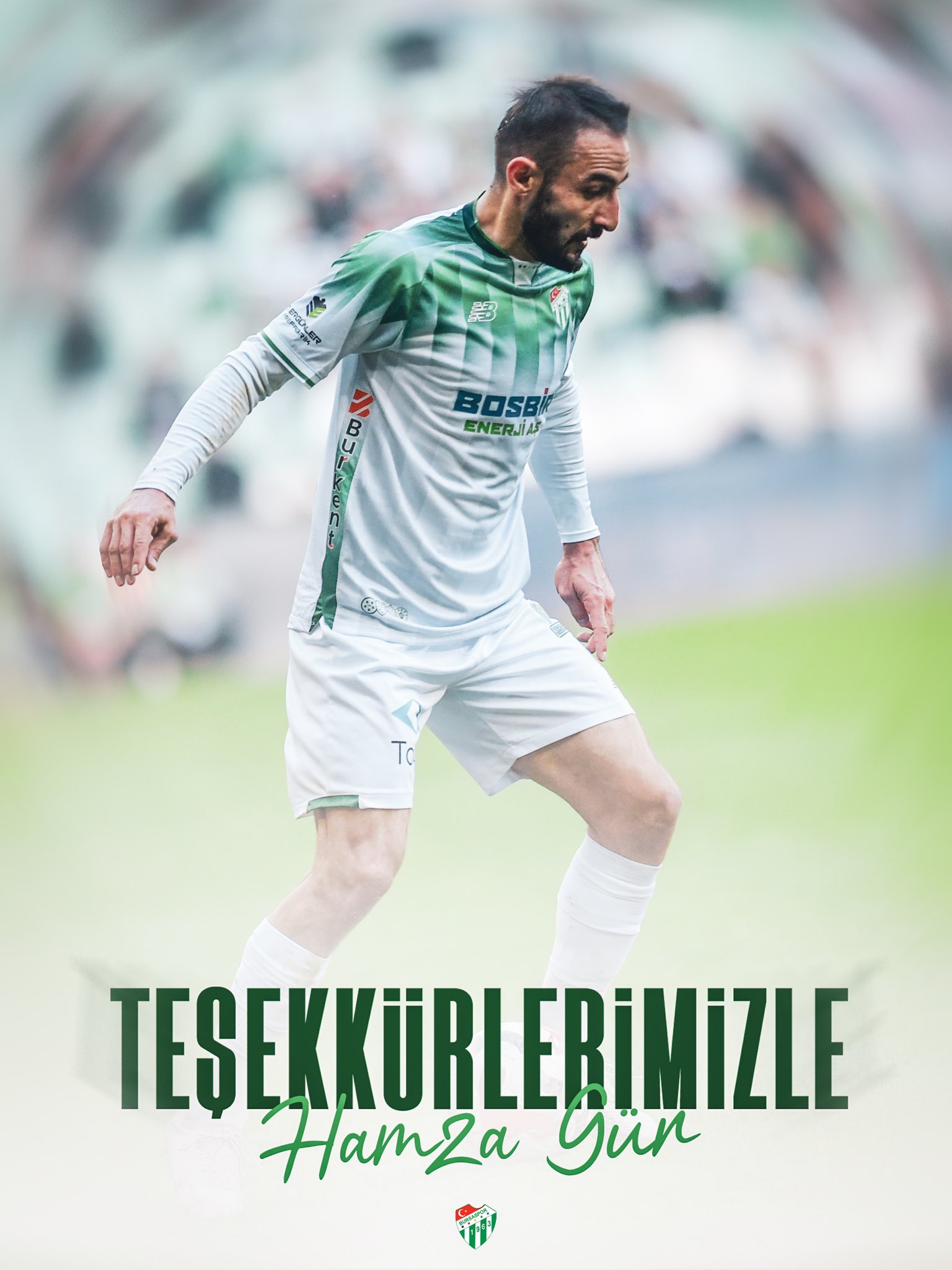 Bursaspor’dan Hamza Gür’e Veda